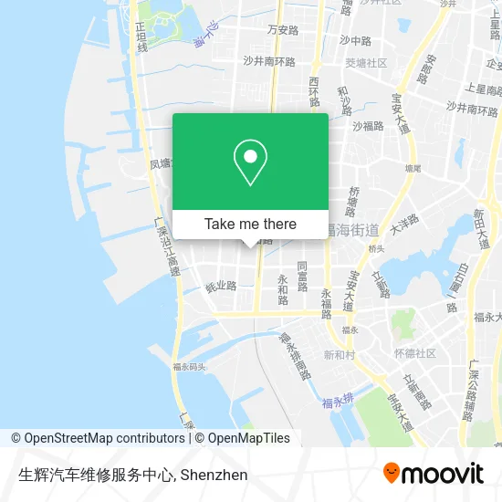 生辉汽车维修服务中心 map