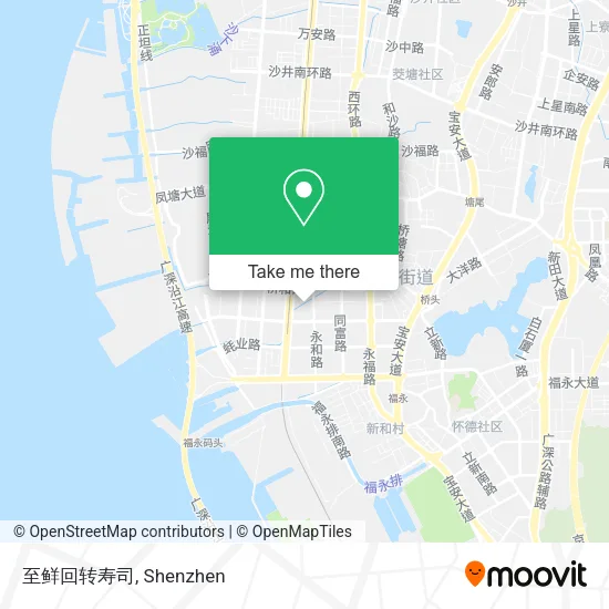 至鲜回转寿司 map