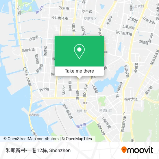 和顺新村-一巷12栋 map