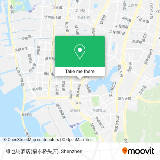 维也纳酒店(福永桥头店) map
