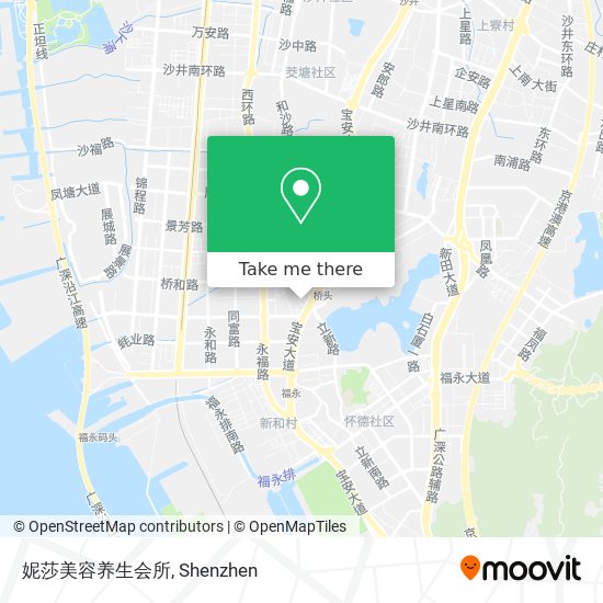 妮莎美容养生会所 map