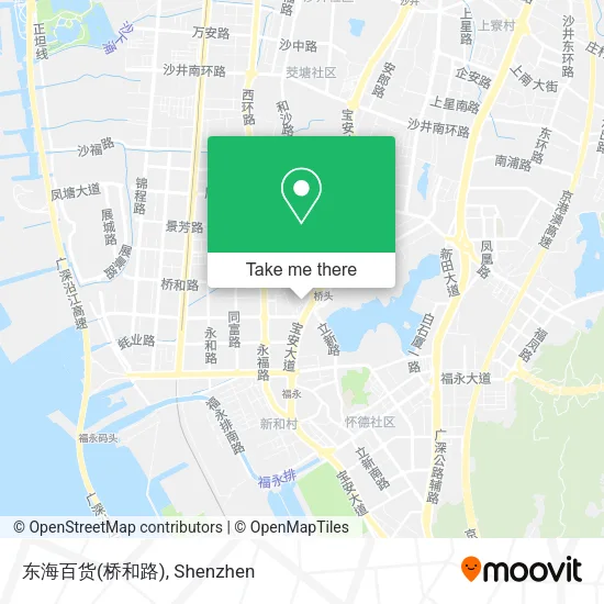 东海百货(桥和路) map