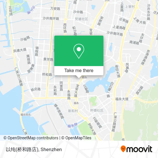 以纯(桥和路店) map