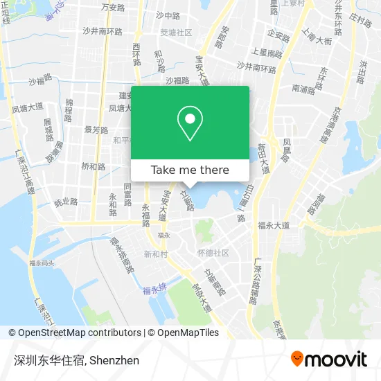 深圳东华住宿 map