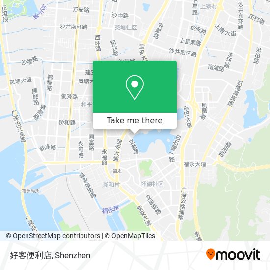 好客便利店 map