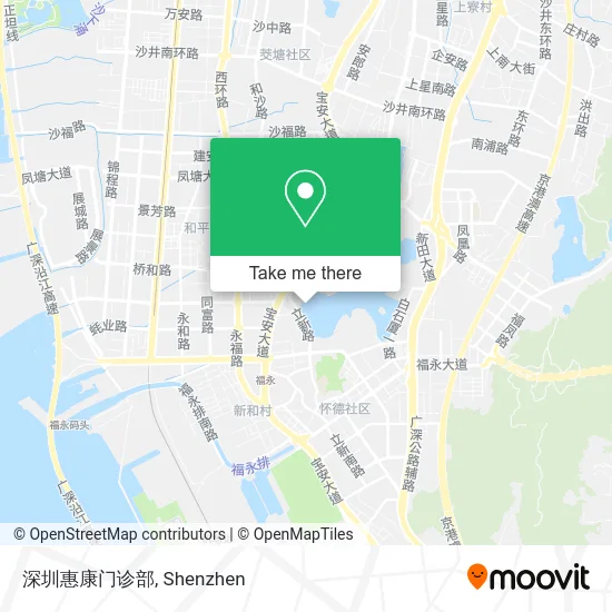 深圳惠康门诊部 map