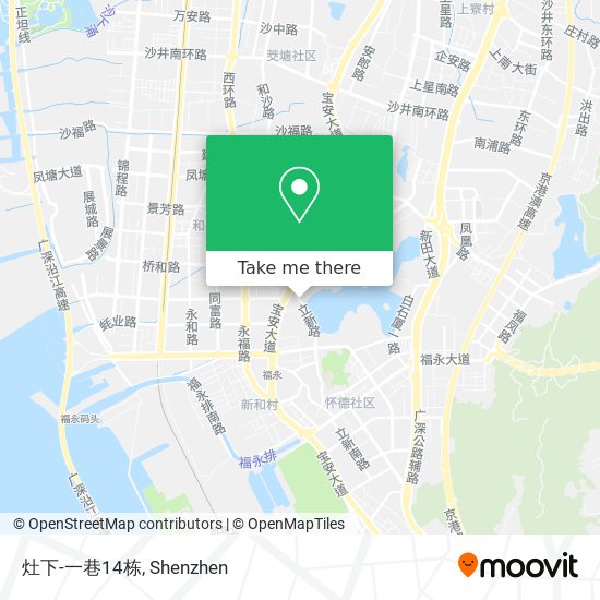灶下-一巷14栋 map