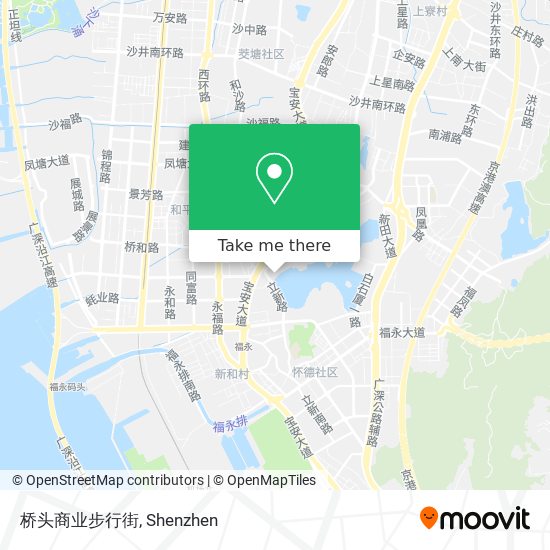 桥头商业步行街 map