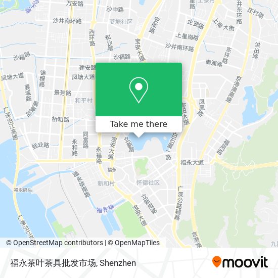 福永茶叶茶具批发市场 map