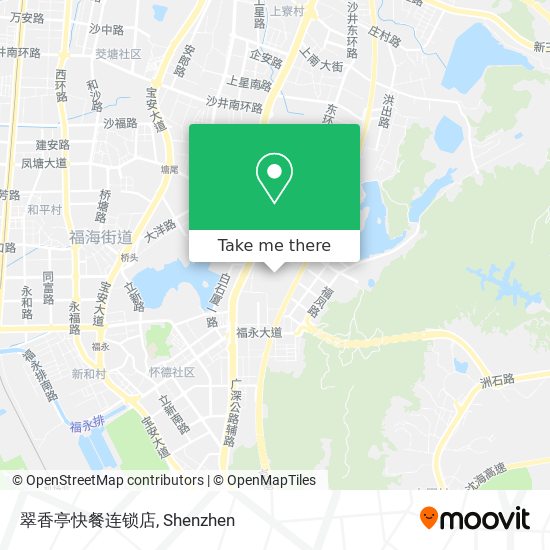 翠香亭快餐连锁店 map