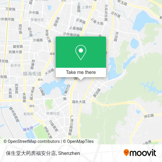 保生堂大药房福安分店 map