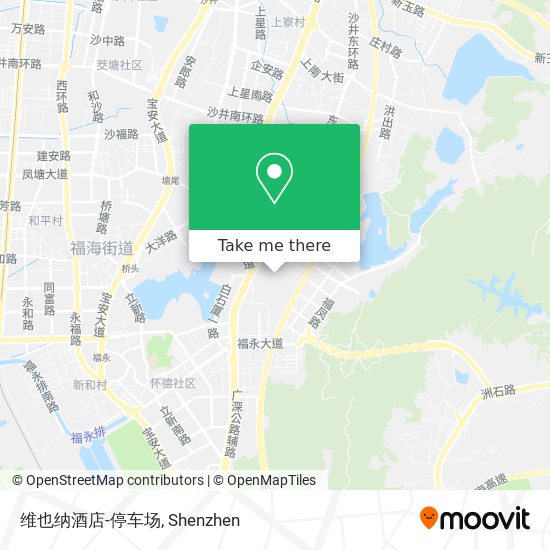 维也纳酒店-停车场 map