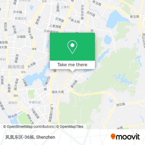 凤凰东区-36栋 map