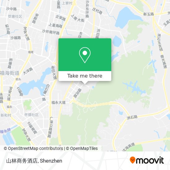 山林商务酒店 map