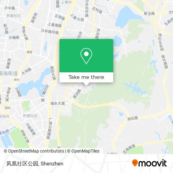 凤凰社区公园 map