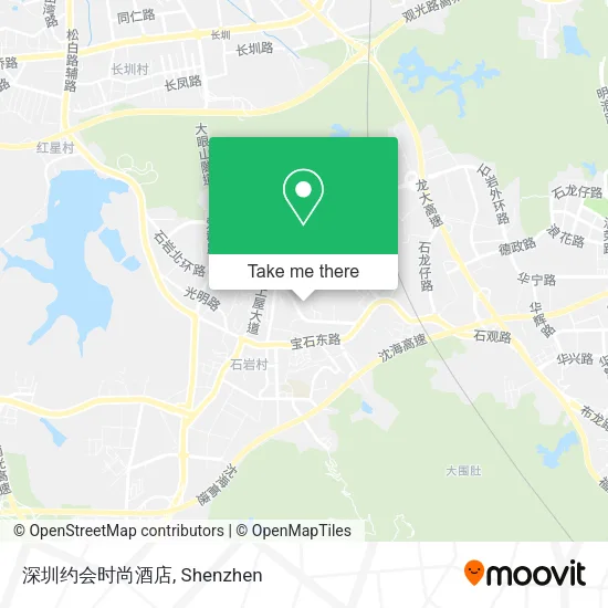深圳约会时尚酒店 map