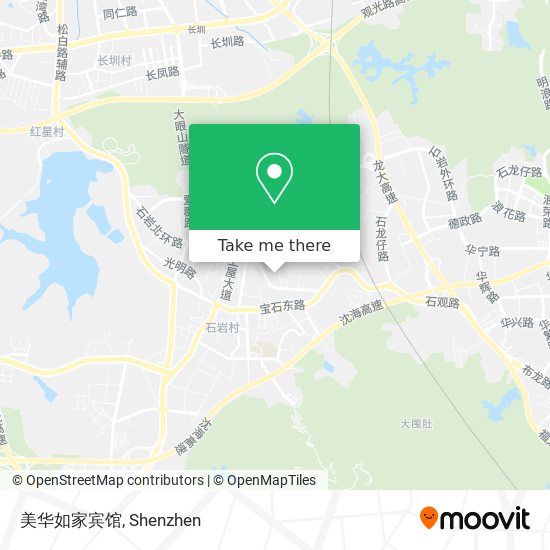 美华如家宾馆 map