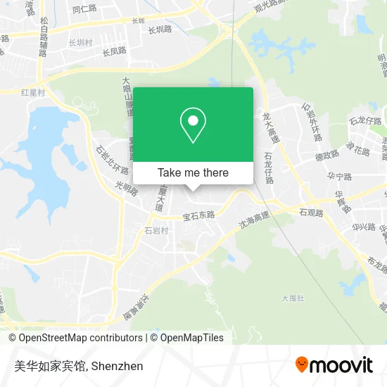 美华如家宾馆 map