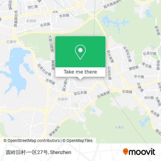 圆岭旧村-一区27号 map
