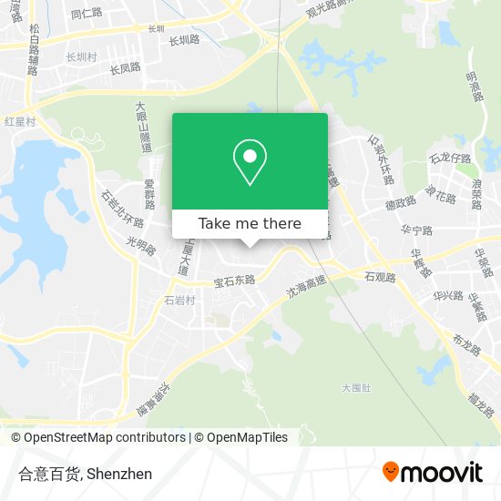 合意百货 map