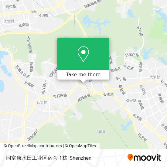 同富康水田工业区宿舍-1栋 map