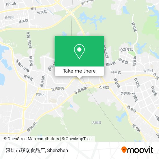 深圳市联众食品厂 map