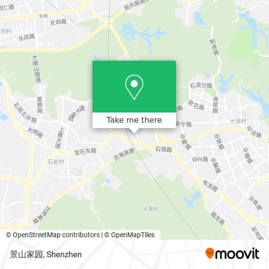 景山家园 map