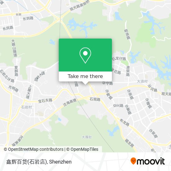 鑫辉百货(石岩店) map