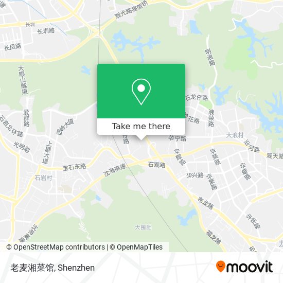 老麦湘菜馆 map
