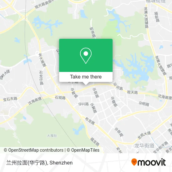 兰州拉面(华宁路) map