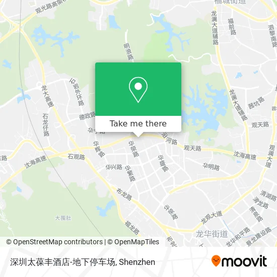 深圳太葆丰酒店-地下停车场 map