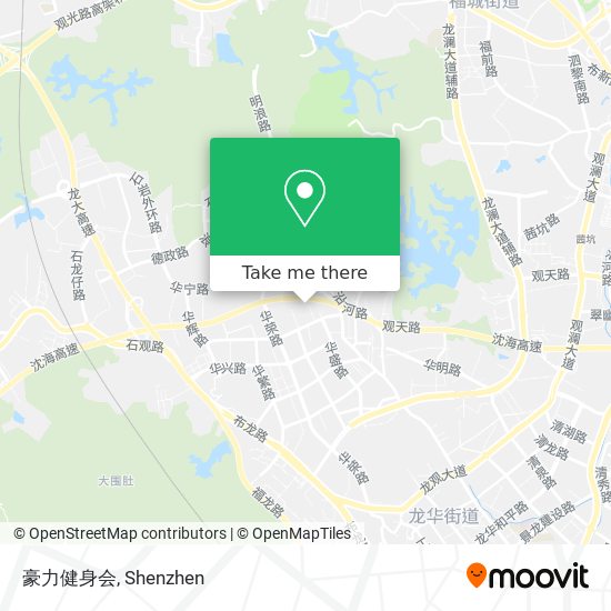 豪力健身会 map