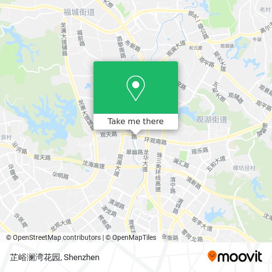 芷峪澜湾花园 map