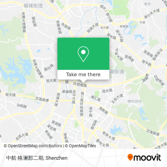 中航·格澜郡二期 map