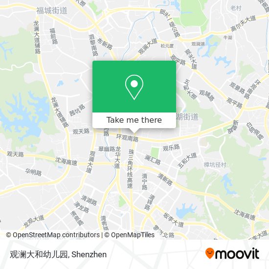 观澜大和幼儿园 map