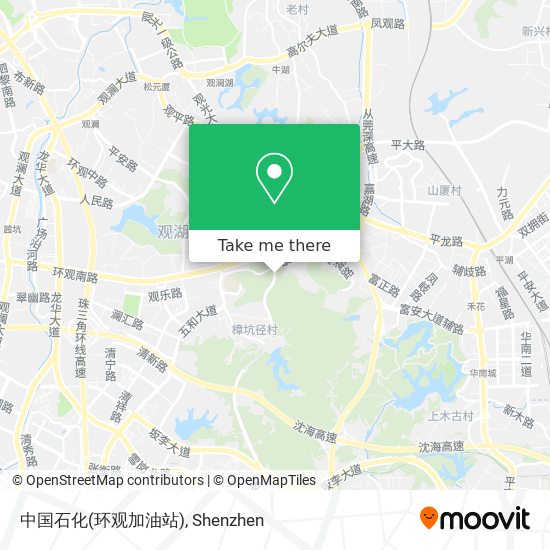 中国石化(环观加油站) map