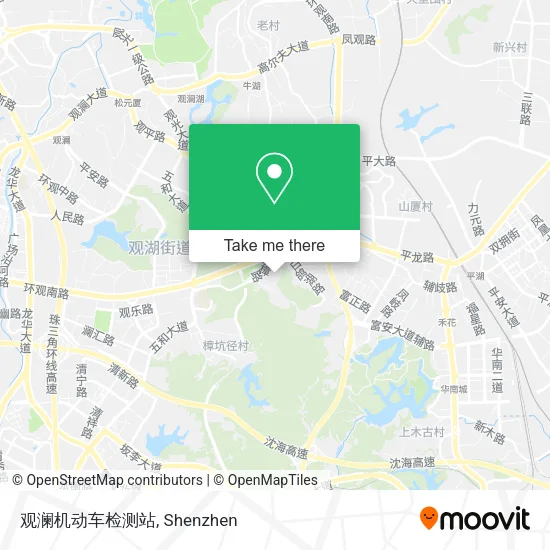 观澜机动车检测站 map