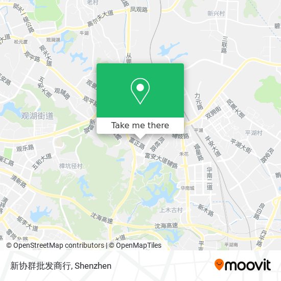 新协群批发商行 map