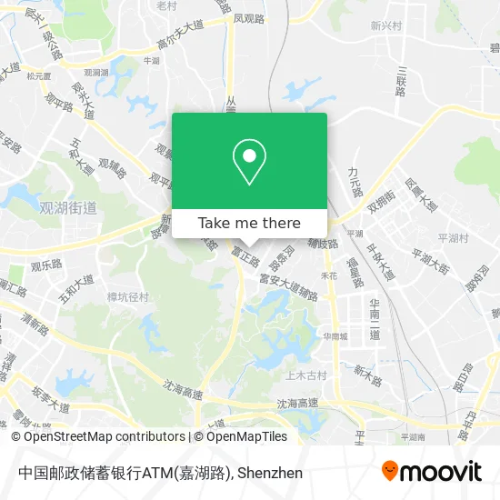 中国邮政储蓄银行ATM(嘉湖路) map