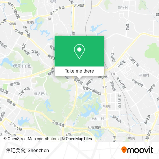 伟记美食 map