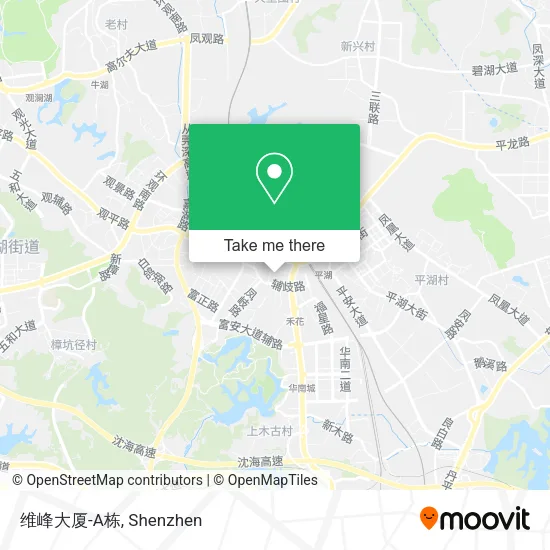 维峰大厦-A栋 map