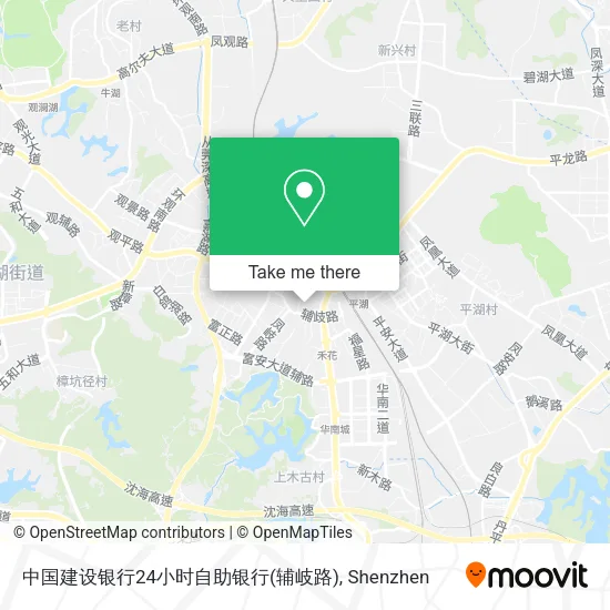 中国建设银行24小时自助银行(辅岐路) map