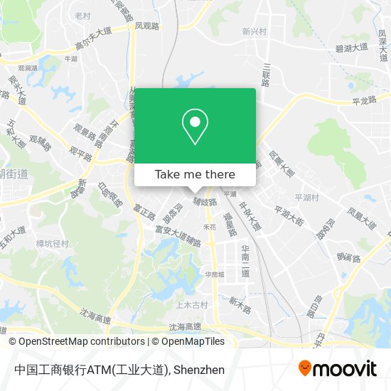 中国工商银行ATM(工业大道) map