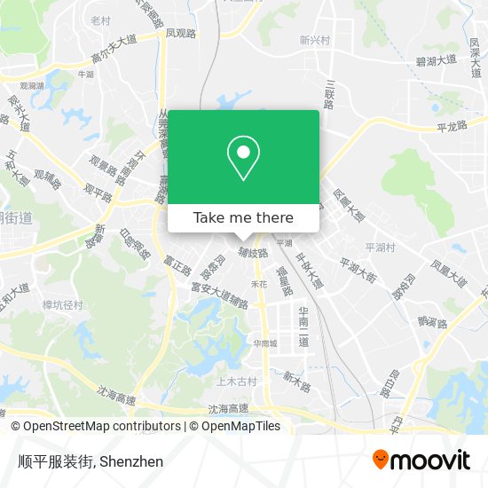 顺平服装街 map