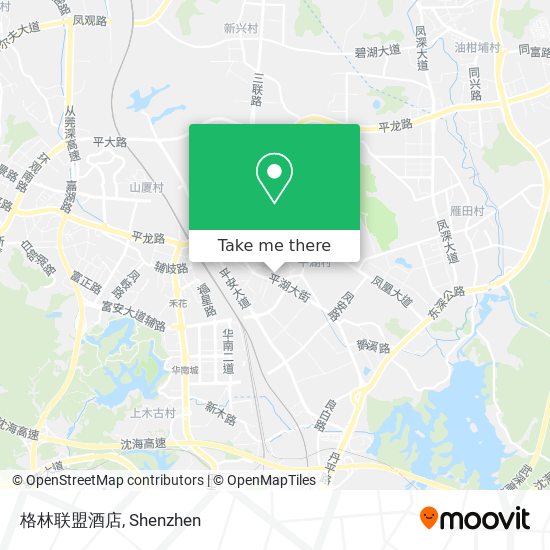格林联盟酒店 map