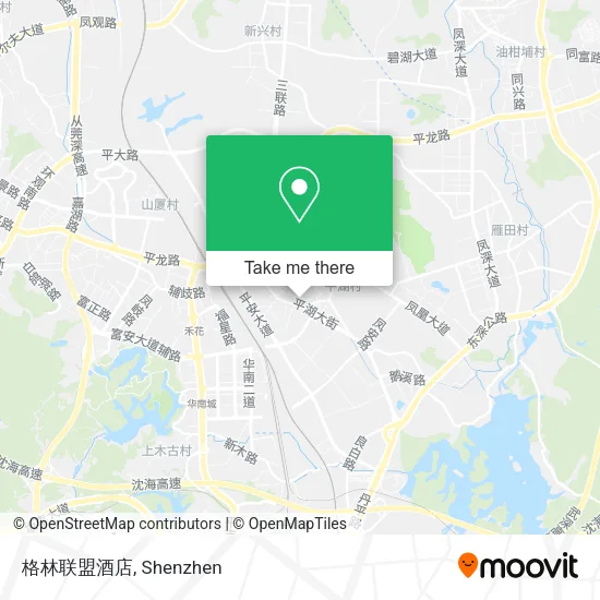 格林联盟酒店 map