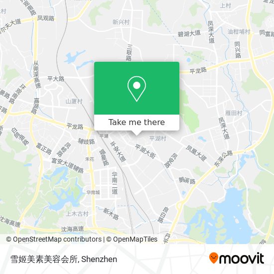 雪姬美素美容会所 map