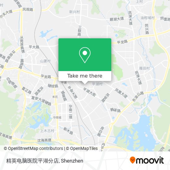 精英电脑医院平湖分店 map