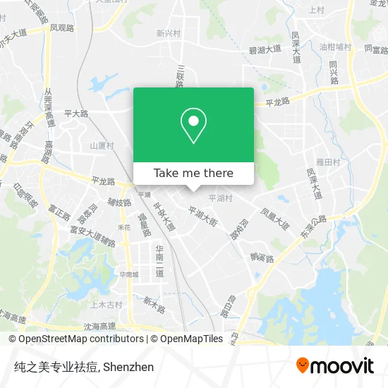 纯之美专业祛痘 map