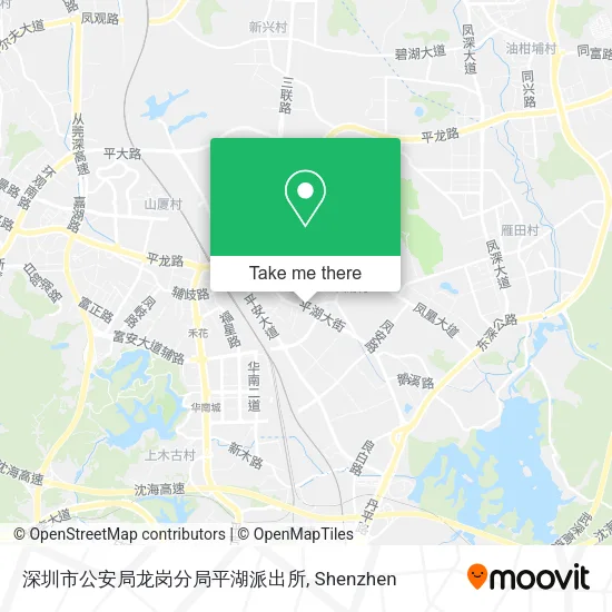 深圳市公安局龙岗分局平湖派出所 map